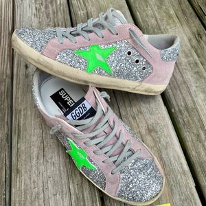 Golden Goose glitter superstars